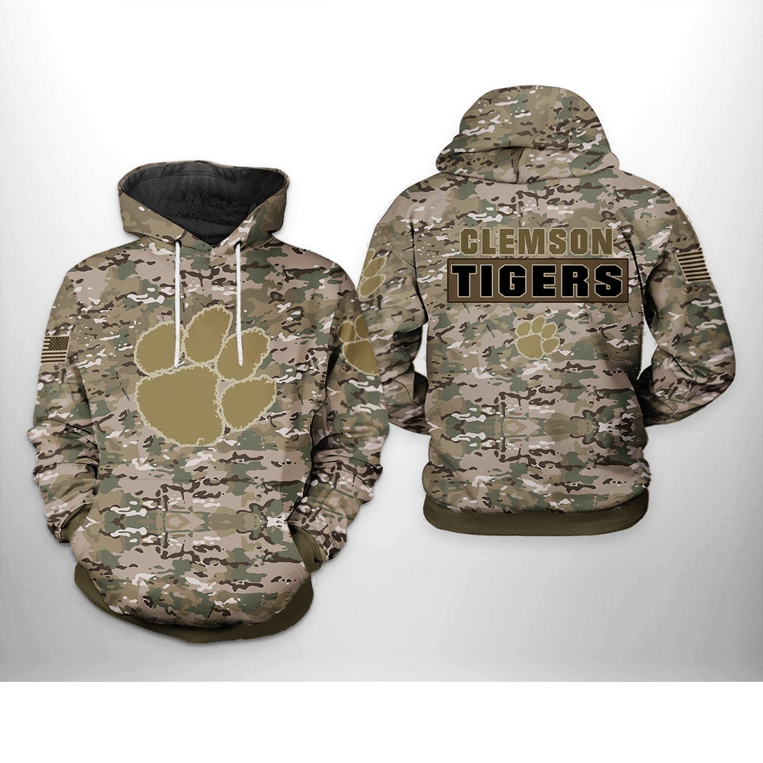 Clemson Tigers Camo Hoodie - Go Tigers!